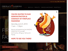 Tablet Screenshot of fireplacefashions.com